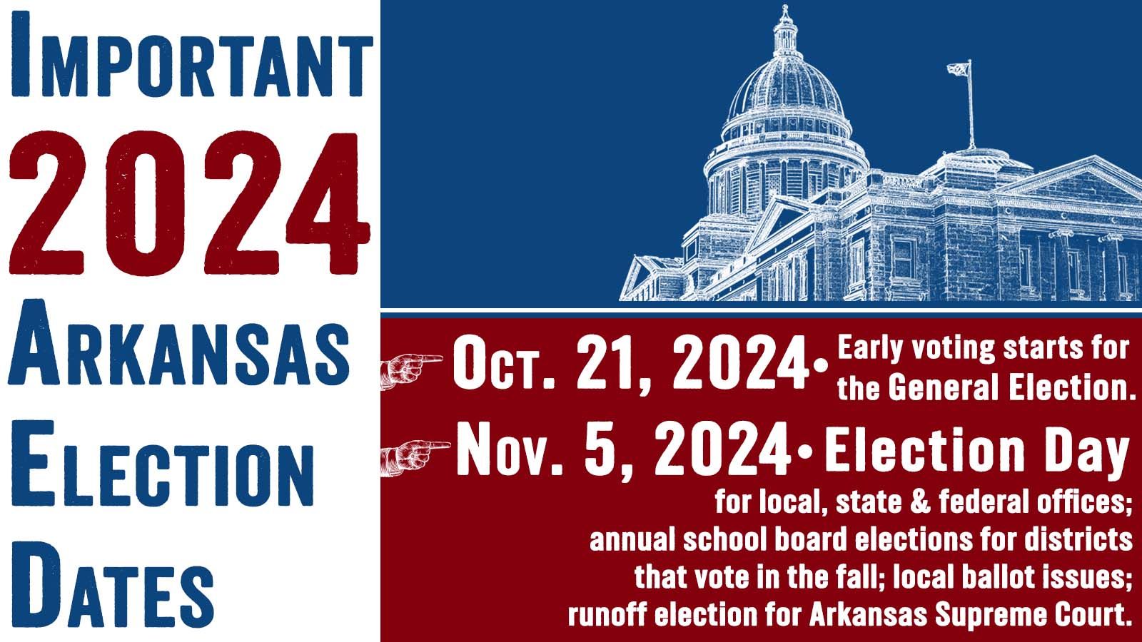 Early Voting to Begin October 21 Arkansas House of Representatives